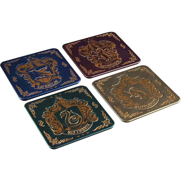 Harry Potter House Crest 4 Piece Coaster Set - BUCKET POPCORN